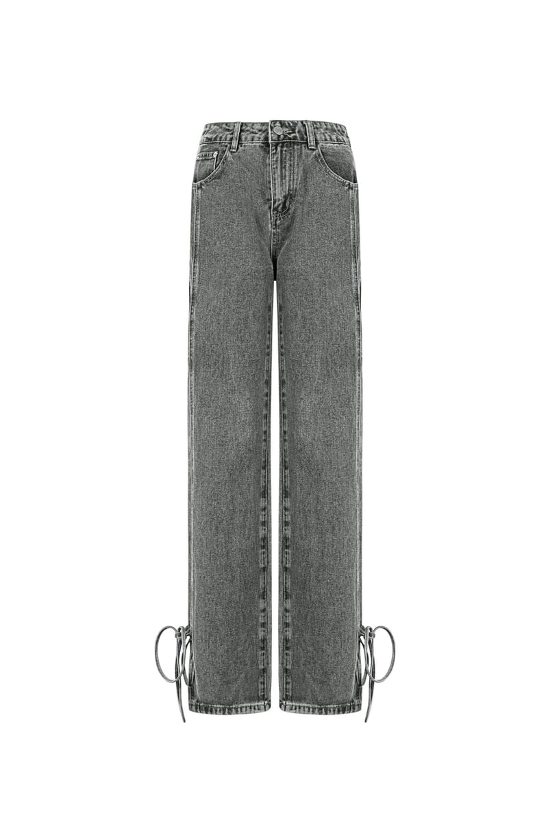Jeans bossy bow - Blauw