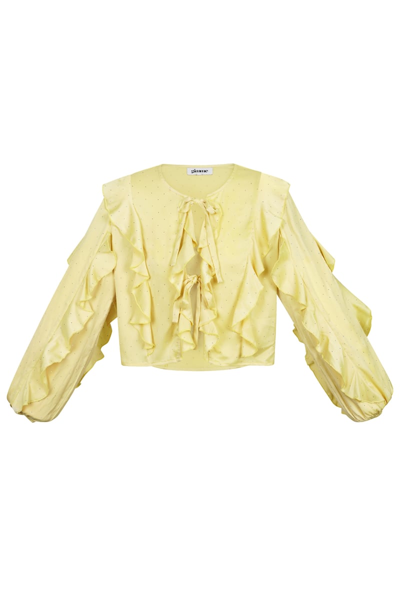 Blouse met ruffels