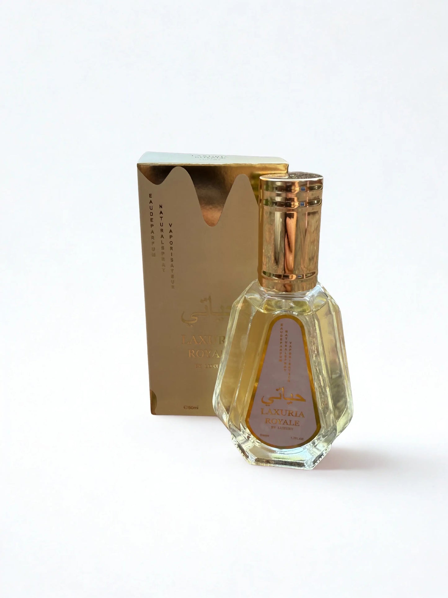 Flesje Laxuria Royale parfum met een luxe uitstraling.