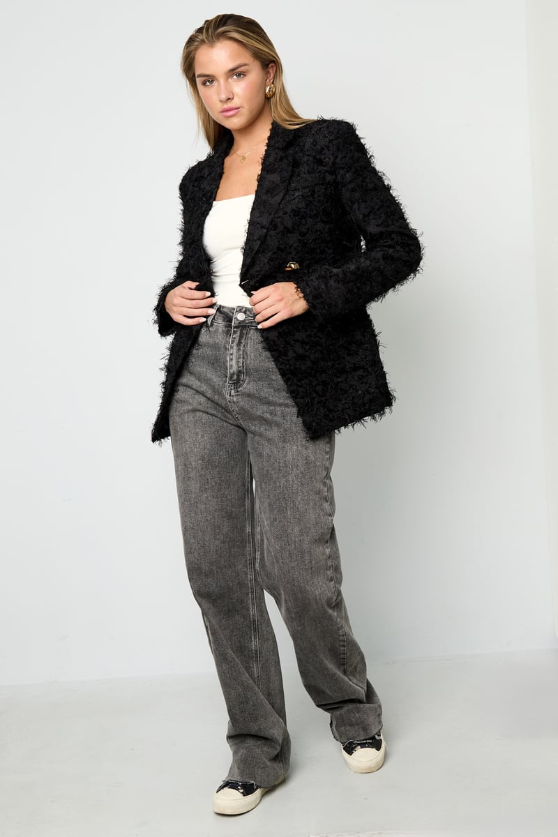 Gestructureerde blazer