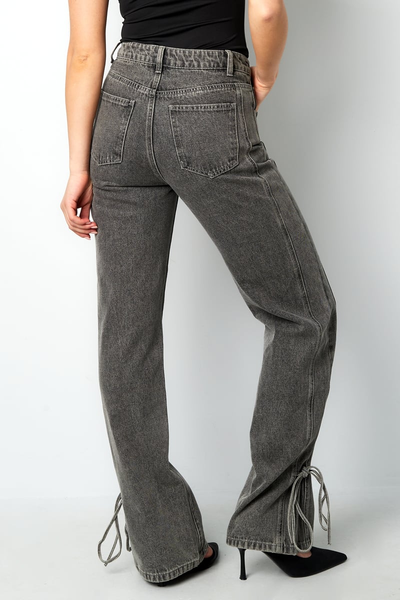 Jeans bossy bow - Blauw