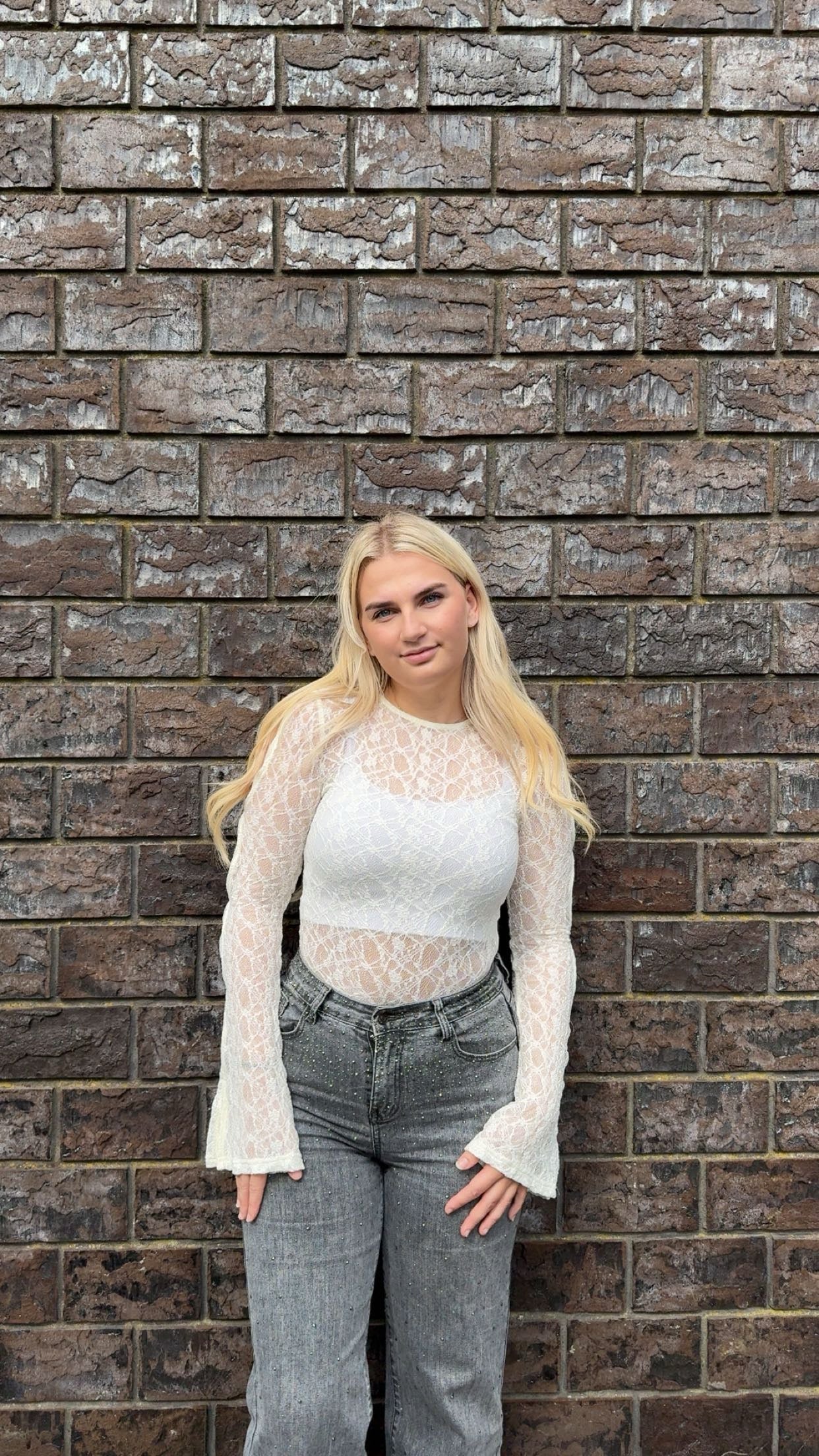 Witte Kanten Top FashionbyDH