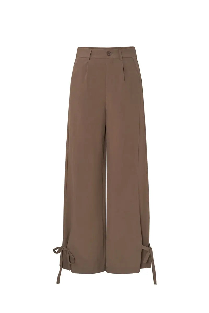 Broek met strikjes